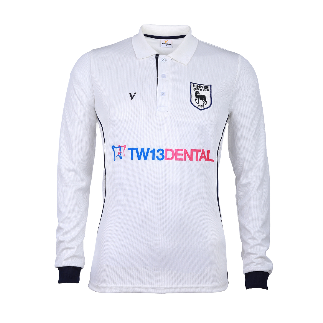 Pinner CC White Cricket Shirt (Adults)