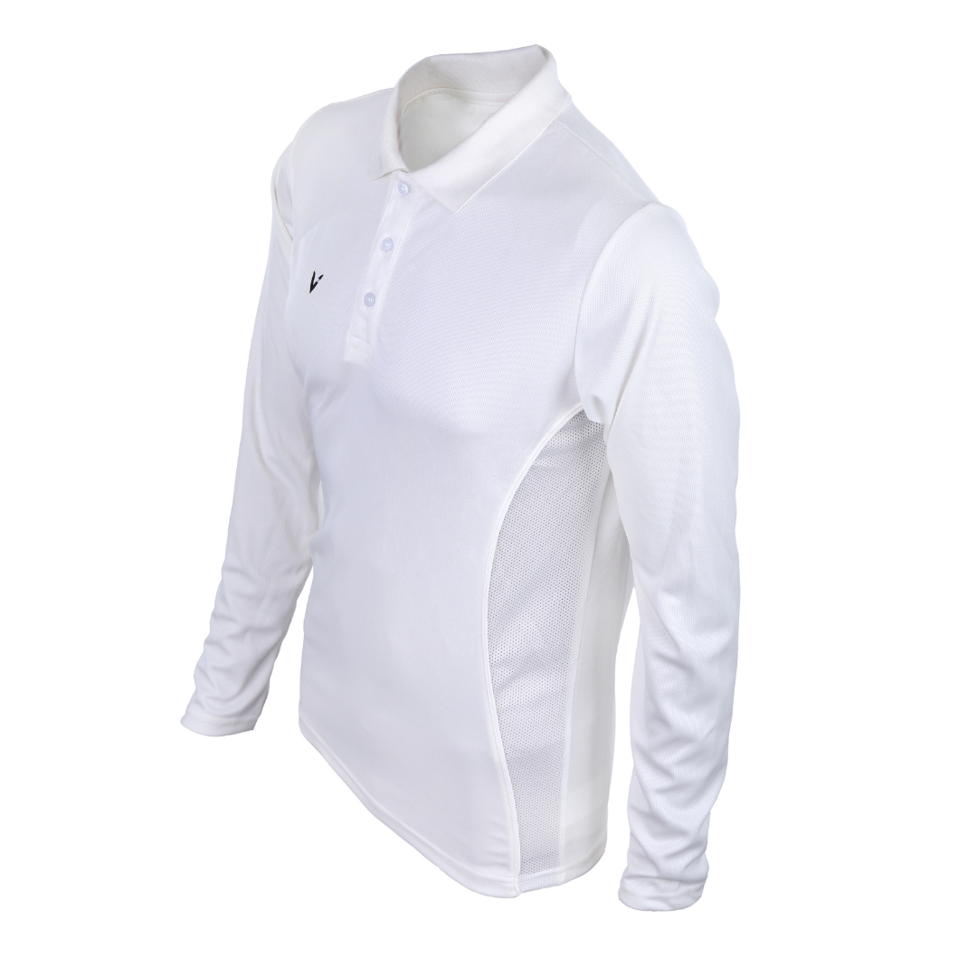 White Cricket Shirt Verzoe