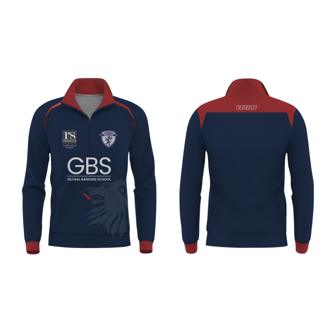 Harrow Cricket Club LS Training Sweater (Adults)