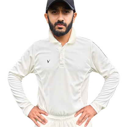 White Cricket Shirt